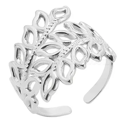 Anello Foglie Intrecciate